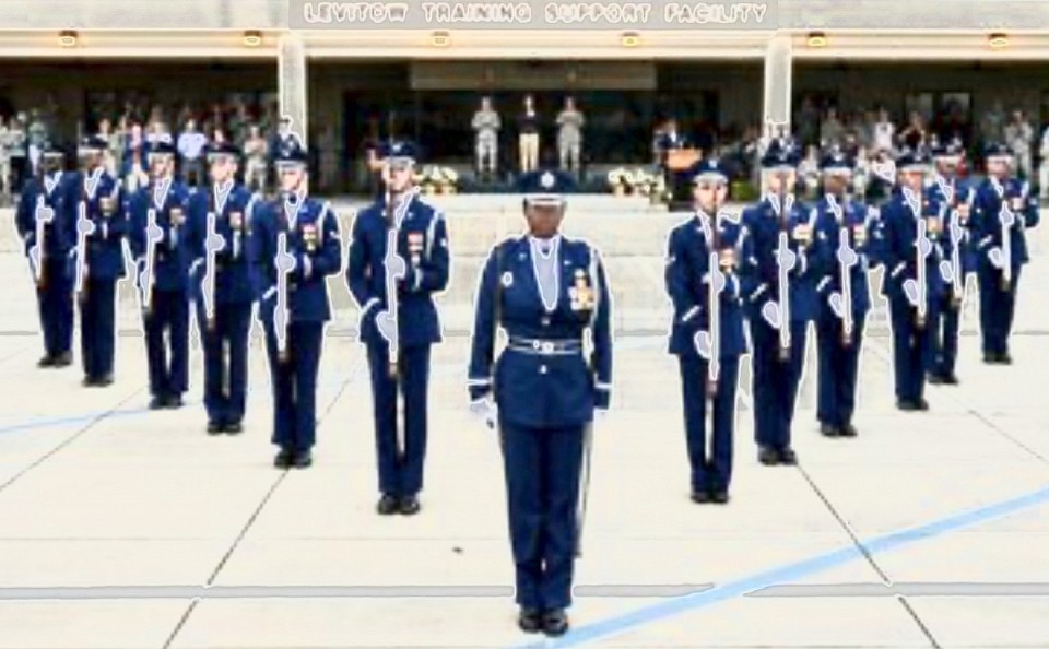 Honor Guard Air Force Keesler Base Biloxi, Mississippi